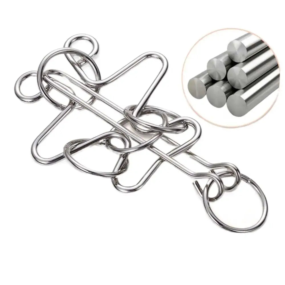 3D Metal Puzzle Mind Brain Teaser