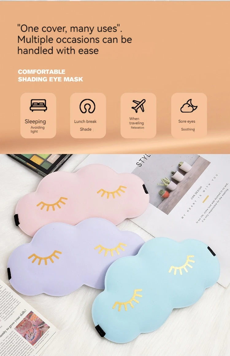 Sleeping Blindfold 3D Cartoon Cloud Eye Mask