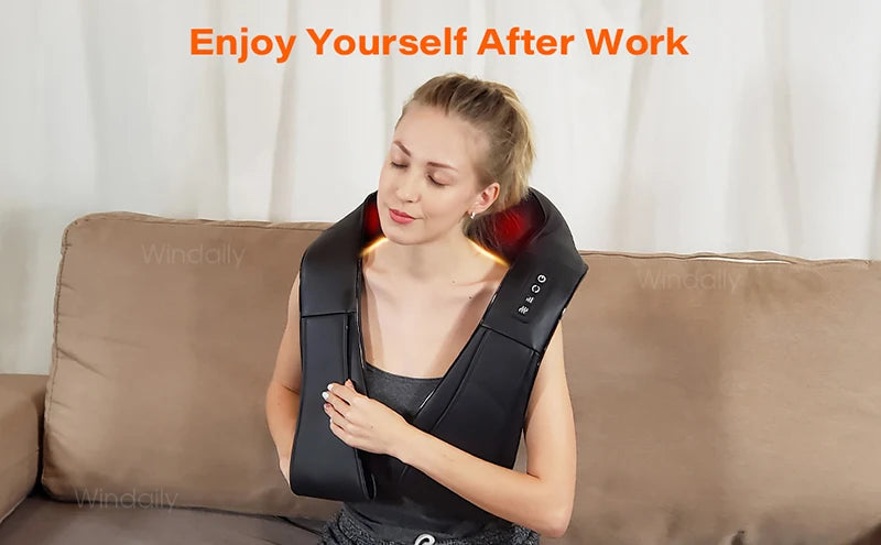 Shiatsu Neck and Shoulder Massager With Heat