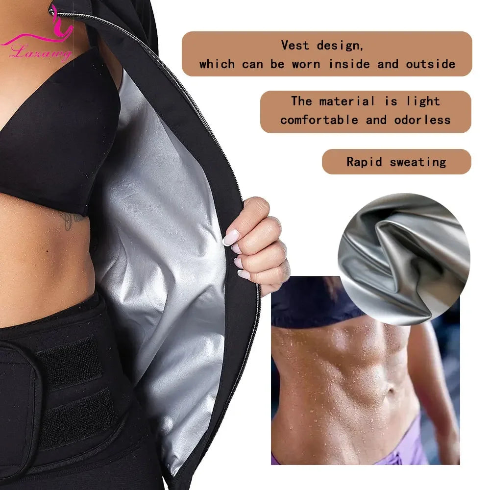 Women Sauna Jacket for Weight Loss
