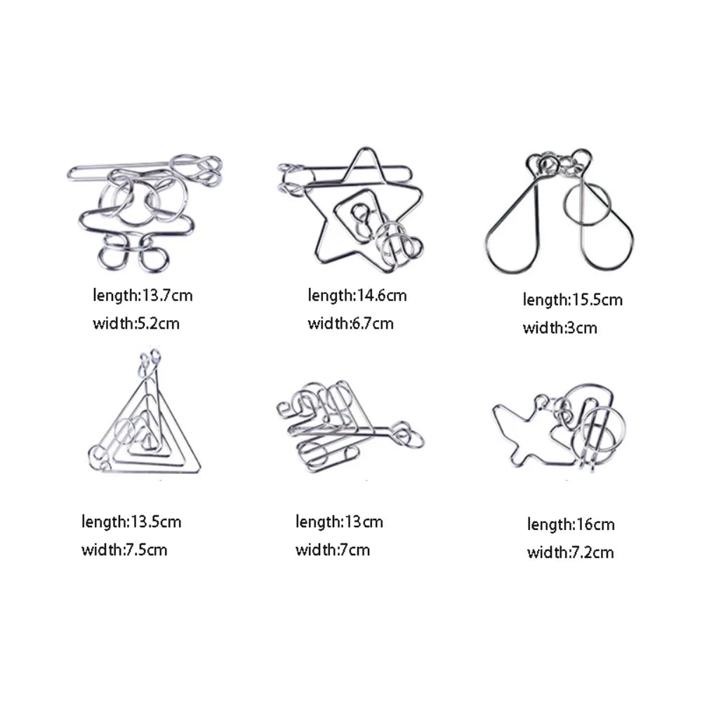 3D Metal Puzzle Mind Brain Teaser