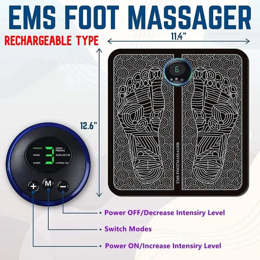 Electric Foot Massager Pad Relief Pain
