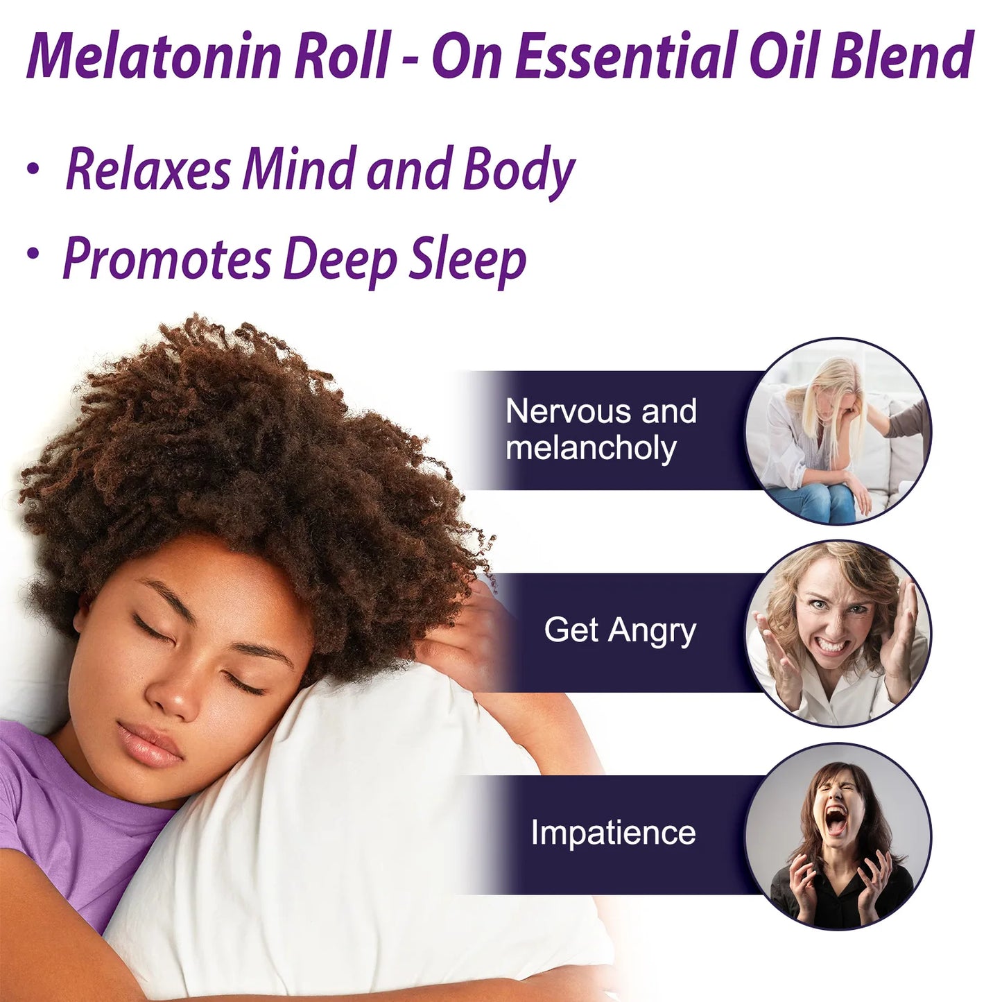 South Moon Calming Essential Oil Stress Relieve Improve Mental Anxiety Nerve Relax Insomnia Fragrant Help Sleep Anti Anxiety Oil