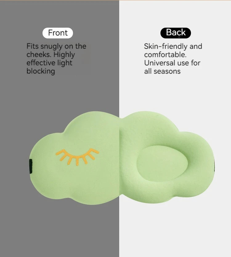 Sleeping Blindfold 3D Cartoon Cloud Eye Mask
