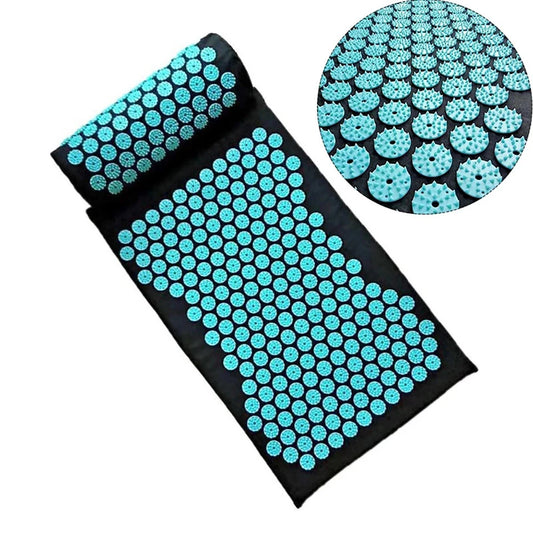 Acupressure Yoga Mat Relieve Stress Back Body Pain Spike Mat