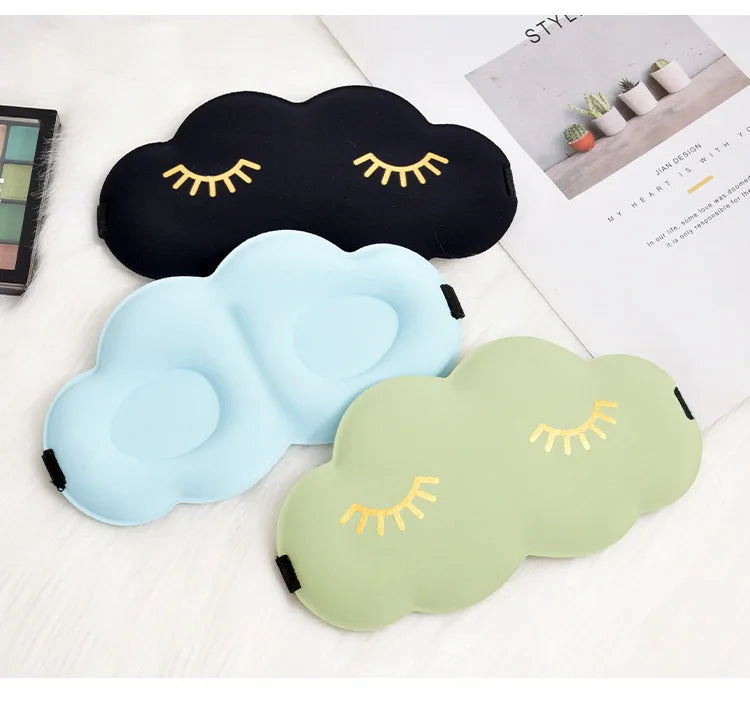 Sleeping Blindfold 3D Cartoon Cloud Eye Mask
