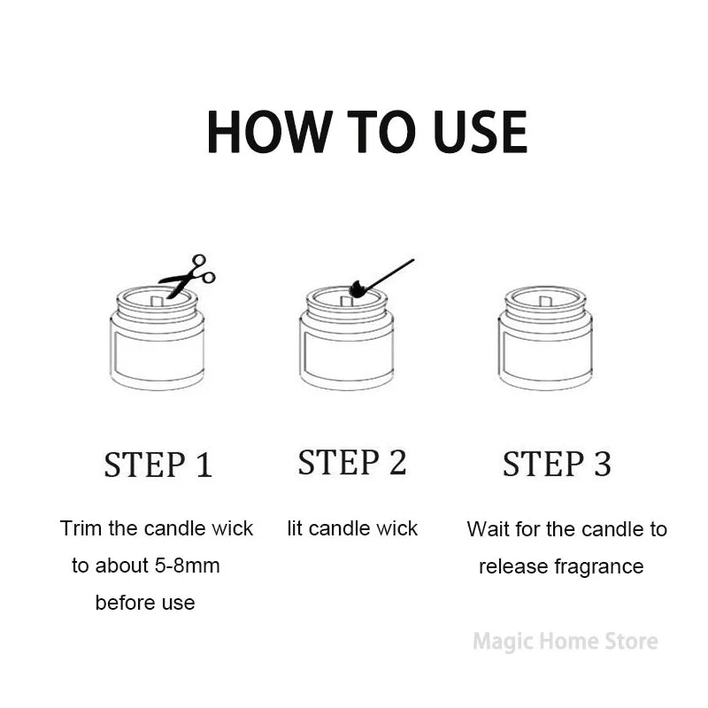 Smokeless Scented Aromatic Candles