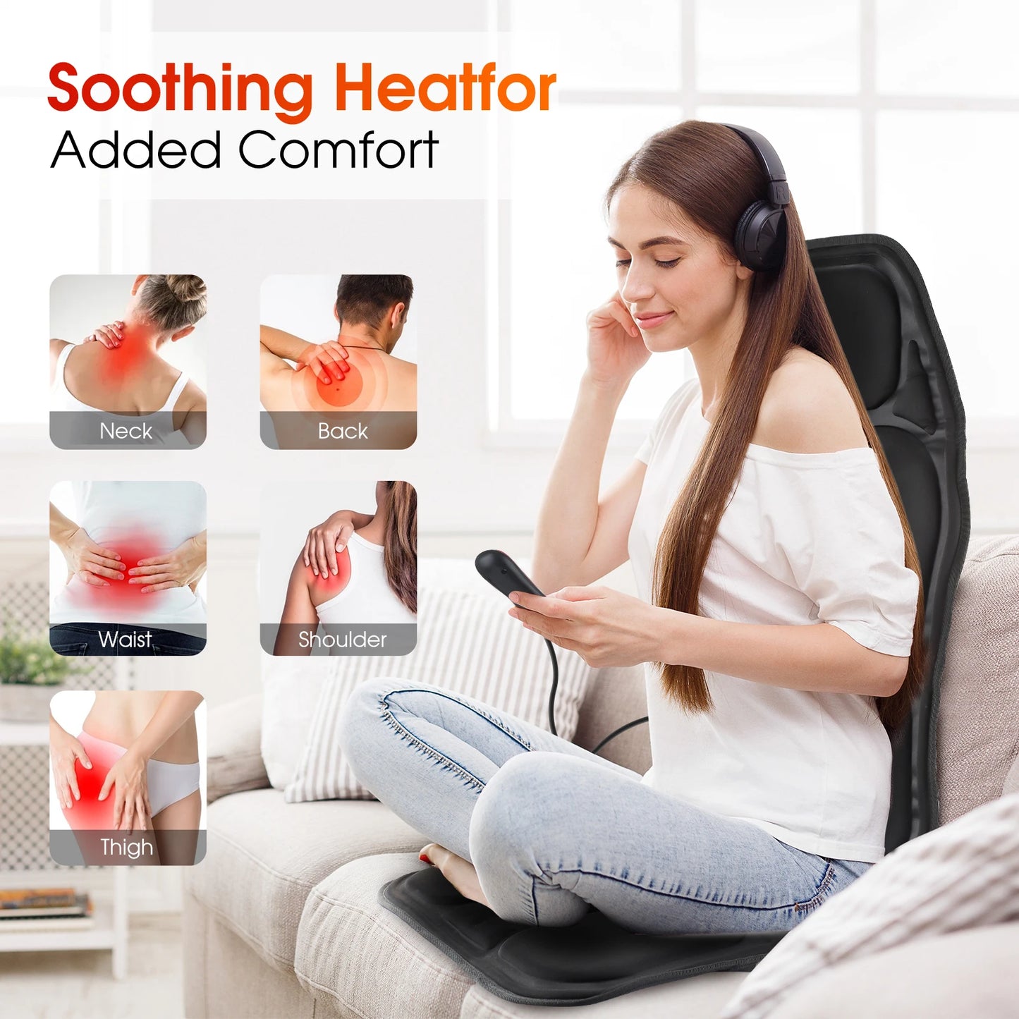 Electric Heating and Vibrating Massager
