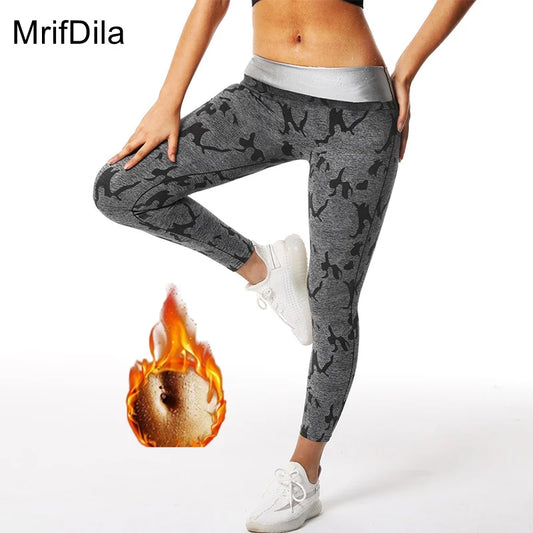 MrifDila Silver Lined Shaper Sauna Slimming Pants