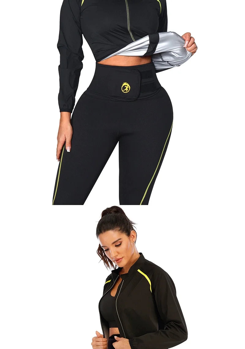 Women Sauna Jacket for Weight Loss