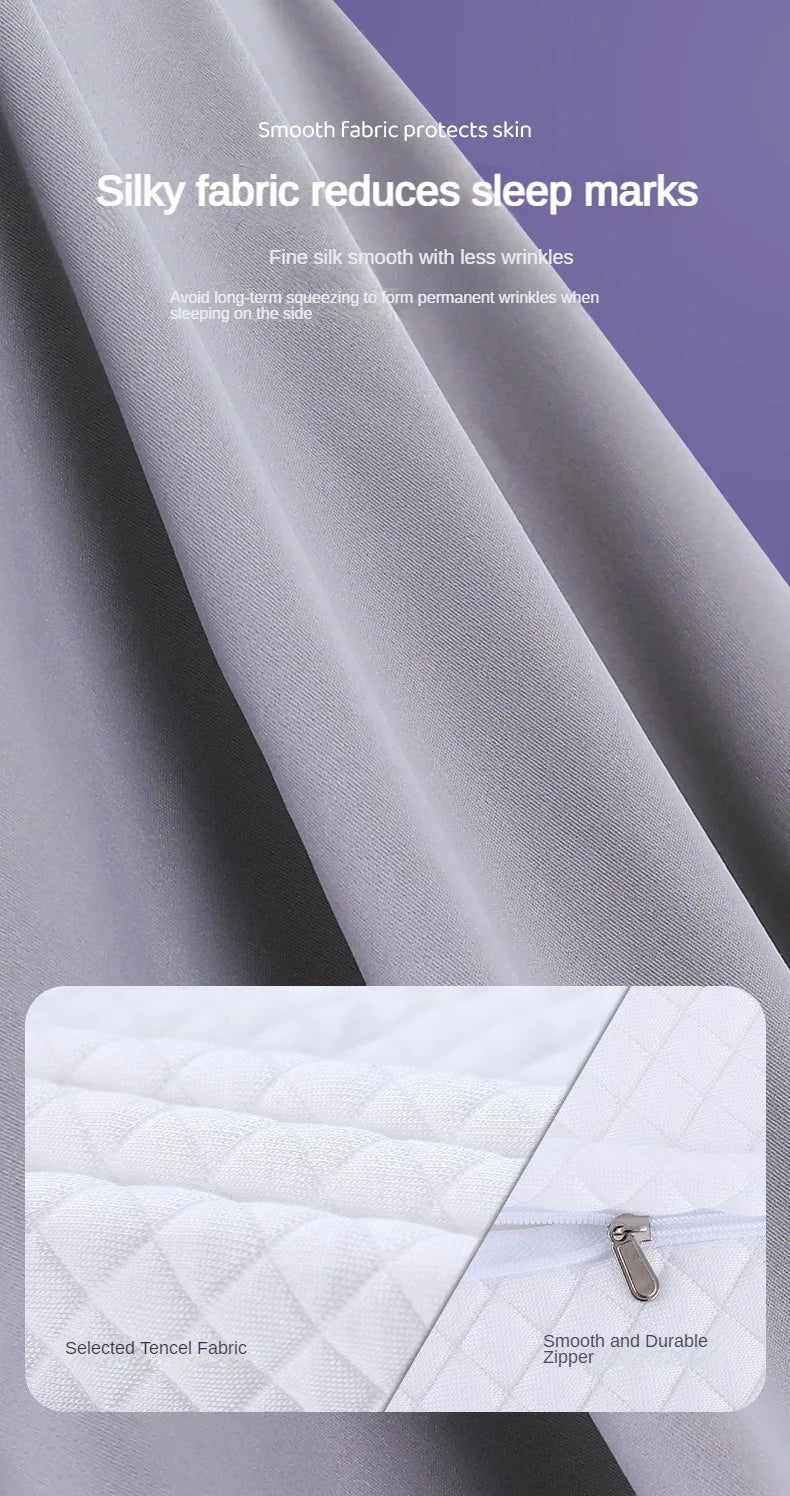 Ergonomic Orthopedic Neck Support Contour Pillow For Side Back Stomach Sleepers