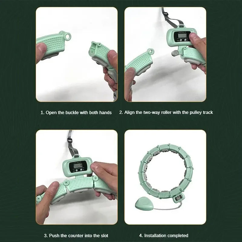 Smart Counting Hula Ring - Fitness and Massage