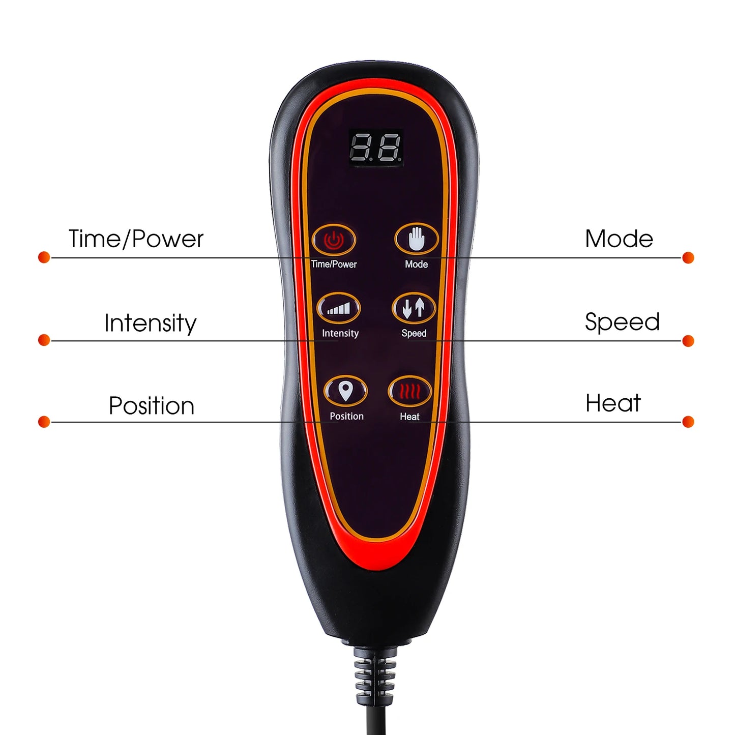 Electric Heating and Vibrating Massager