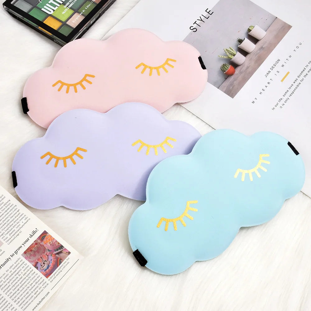 Sleeping Blindfold 3D Cartoon Cloud Eye Mask