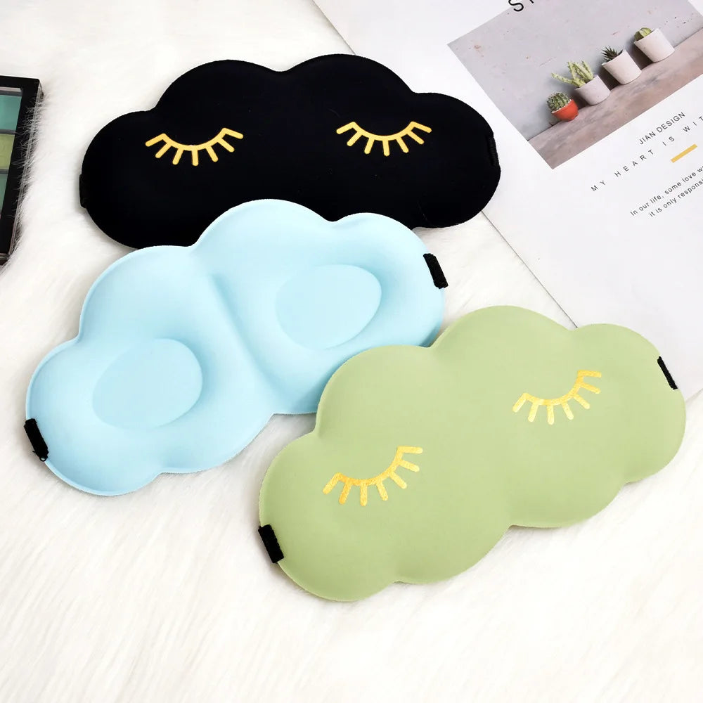 Sleeping Blindfold 3D Cartoon Cloud Eye Mask