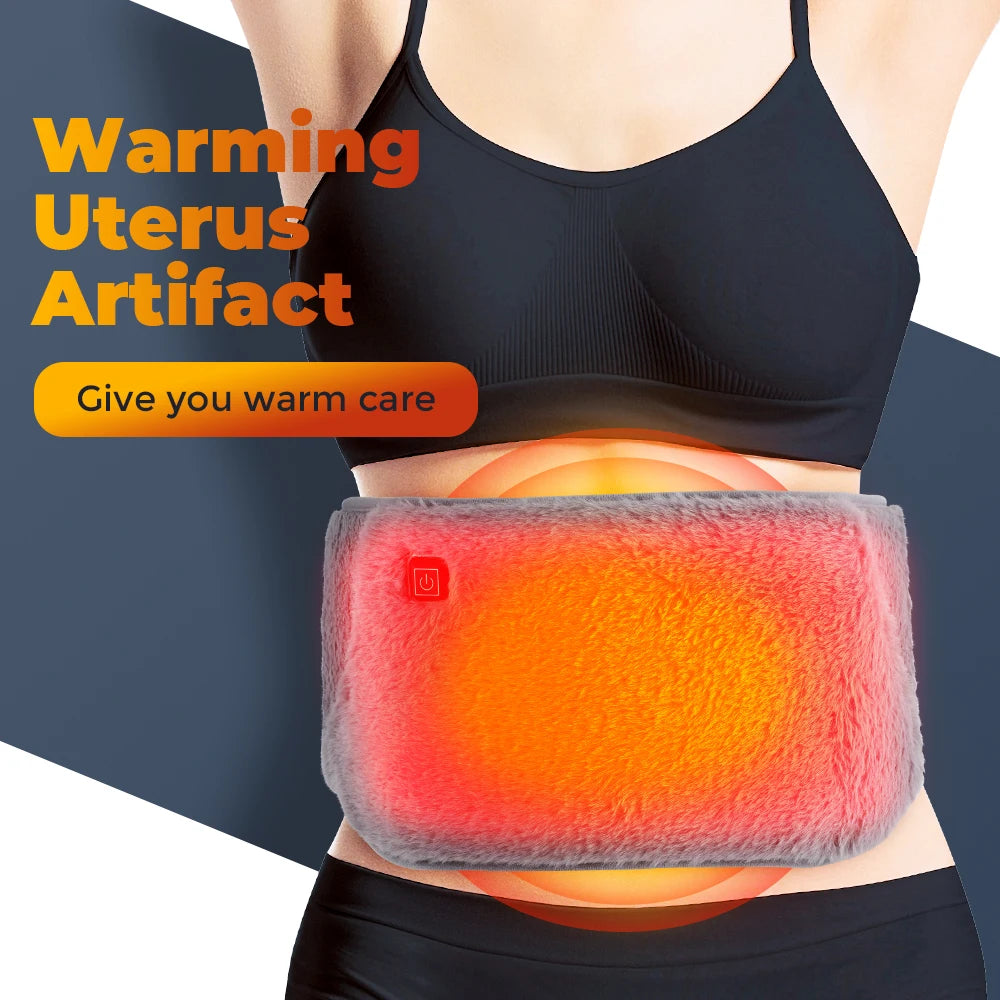 Heating Abdominal Massage Menstrual pain, Uterus pain,  Stomachache and  Waist Massager