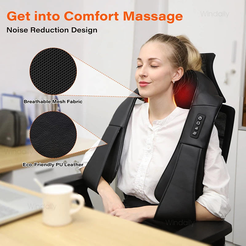 Shiatsu Neck and Shoulder Massager With Heat