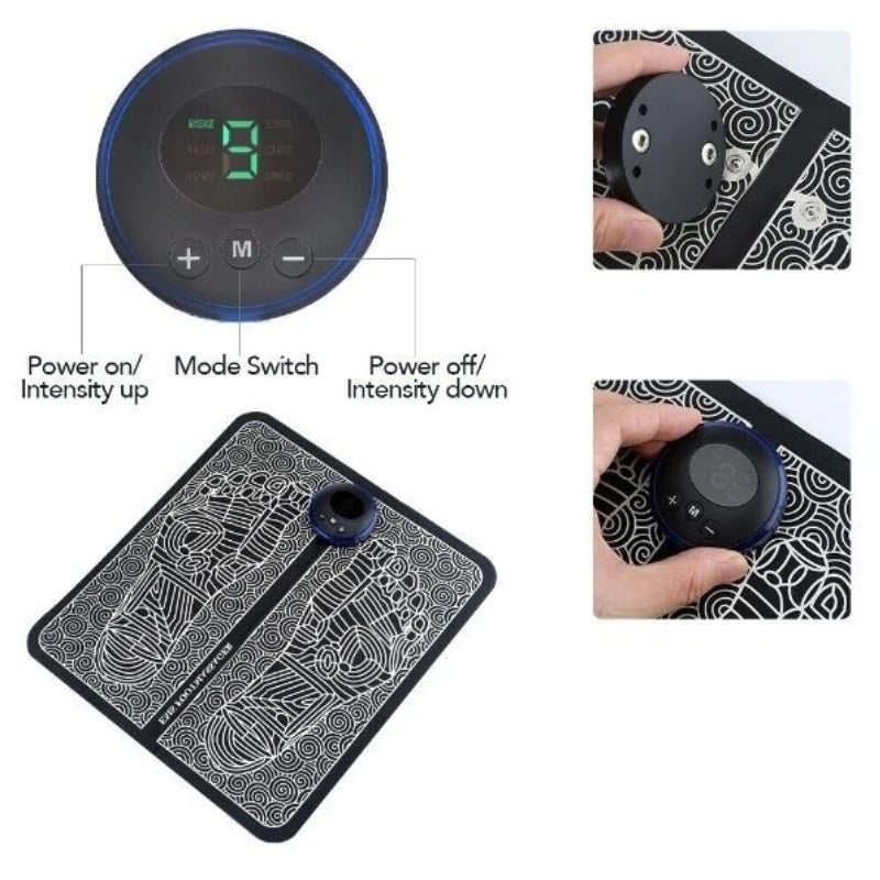 Electric Foot Massager Pad Relief Pain