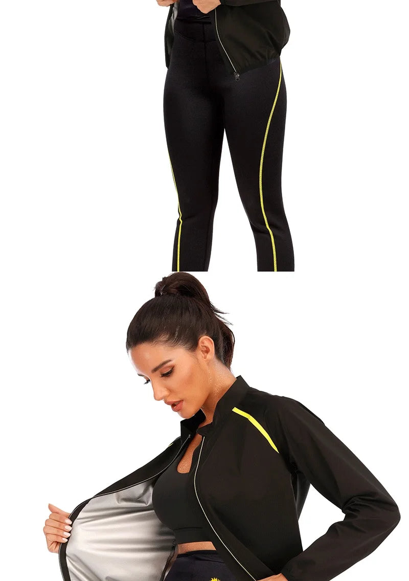 Women Sauna Jacket for Weight Loss