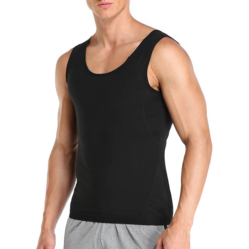 Women Thermo Sweat Vest Men Sauna Tank Top Slimming Belly Compression Waist Trainer Fat Burning Abdomen Workout Shirt Gym Corset