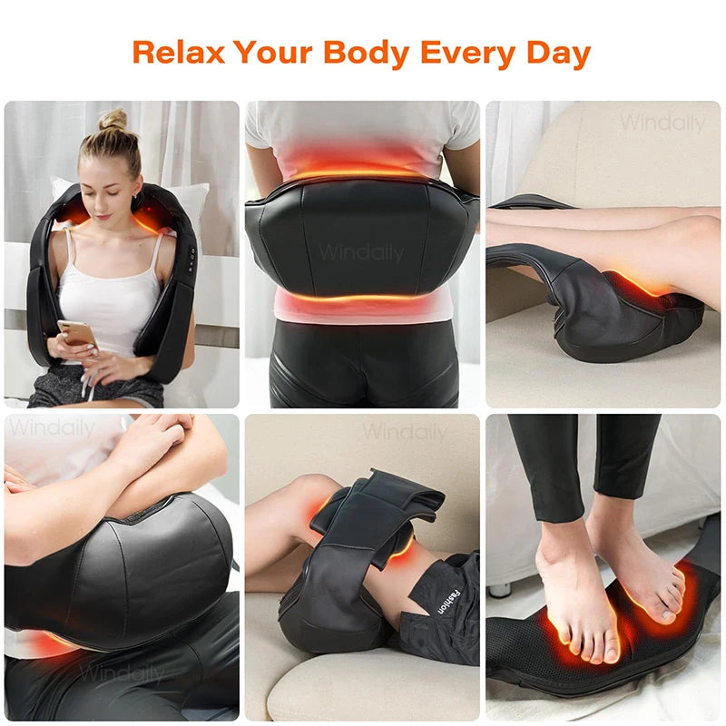 Shiatsu Neck and Shoulder Massager With Heat