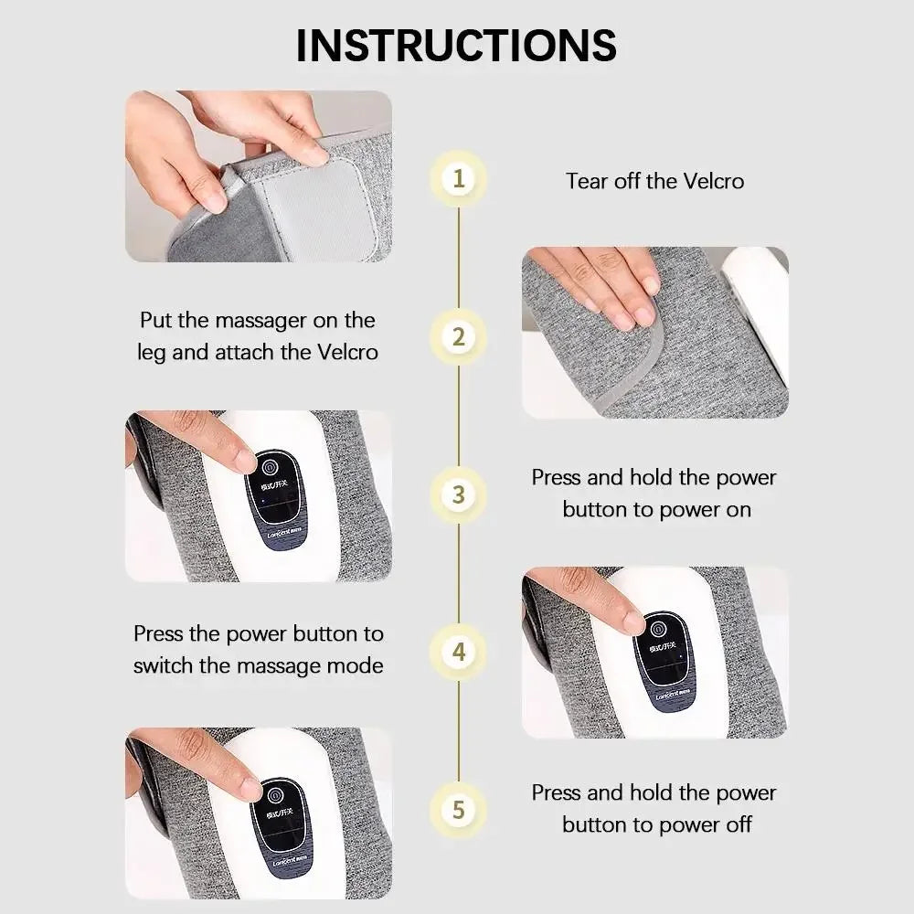Electric Leg and arm Massager - Wireless Rechargeable