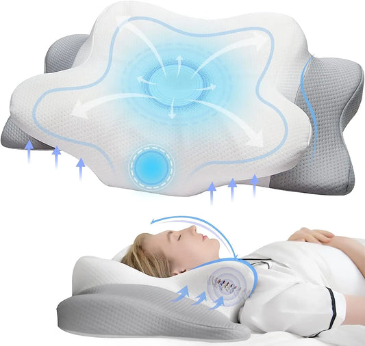 Pulatree Odorless Orthopedic Pillow For Neck And Shoulder Pain