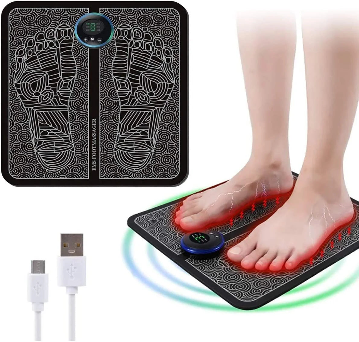 Electric Foot Massager Pad Relief Pain