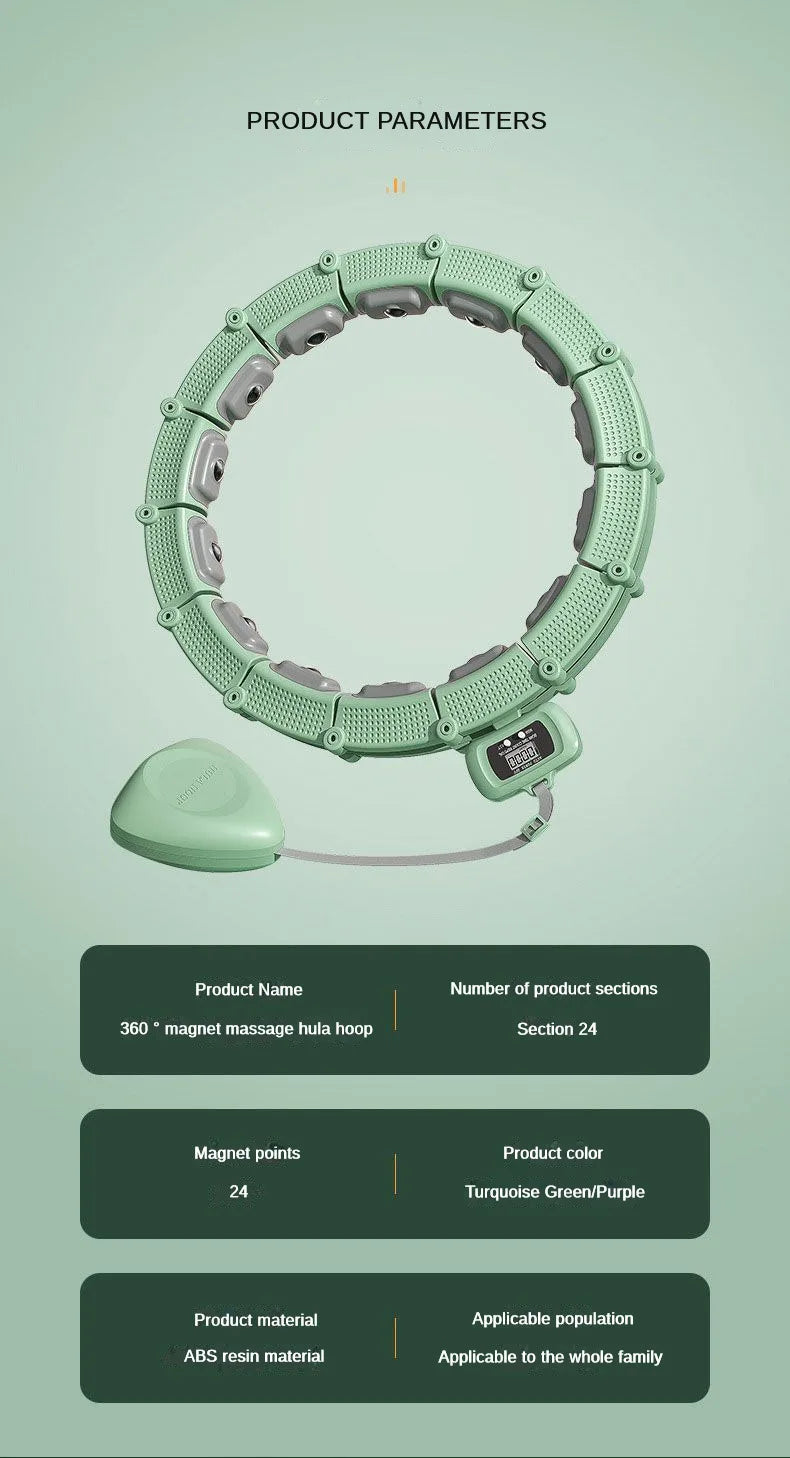 Smart Counting Hula Ring - Fitness and Massage