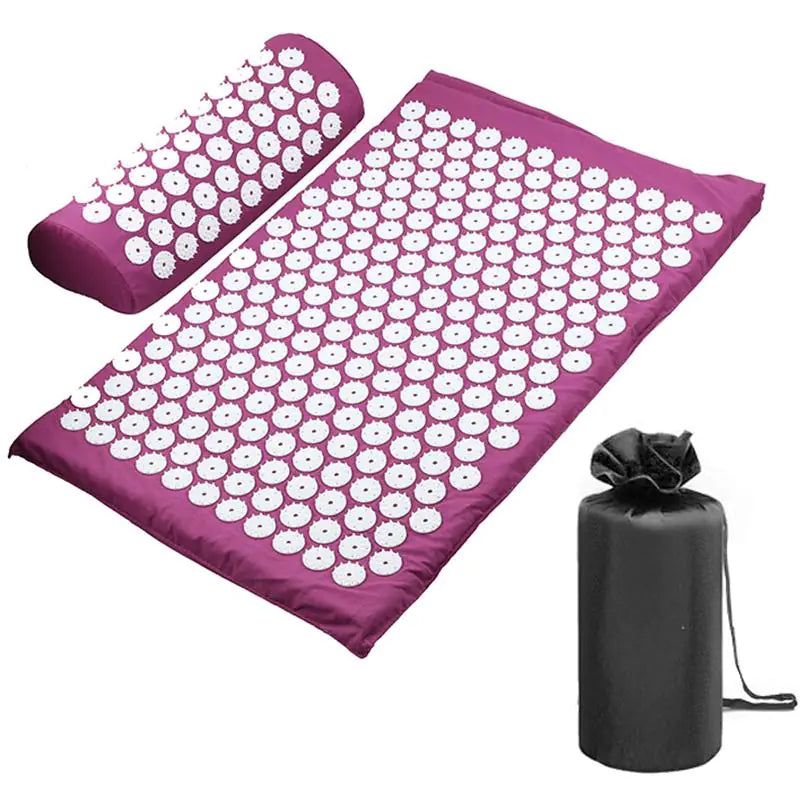 acupuncture mat purple set