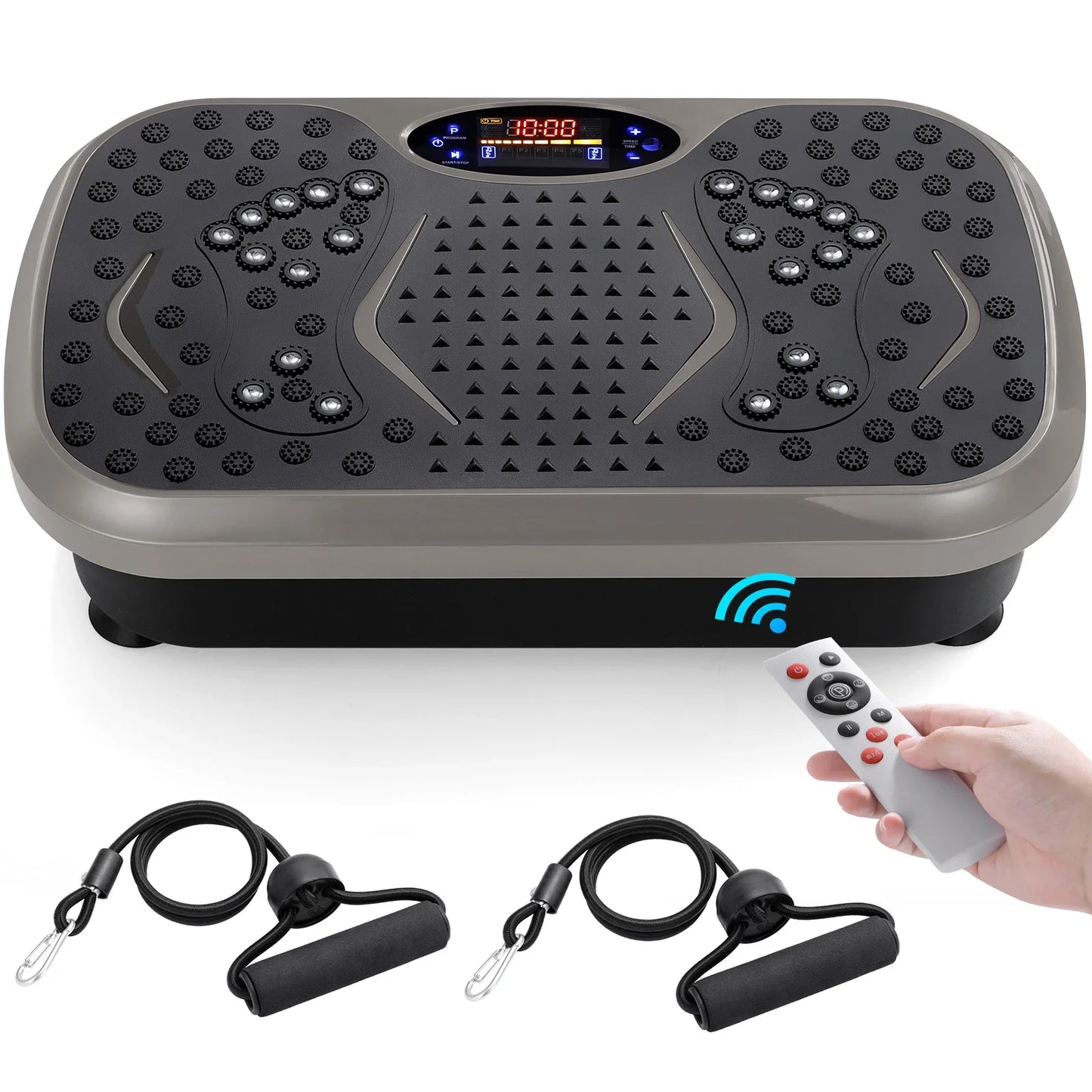 Vibration Plate Exercise Machine Whole Body Workout Fitness 3D Vibration Platform Whole Body Vibration Machine for Home Fitness