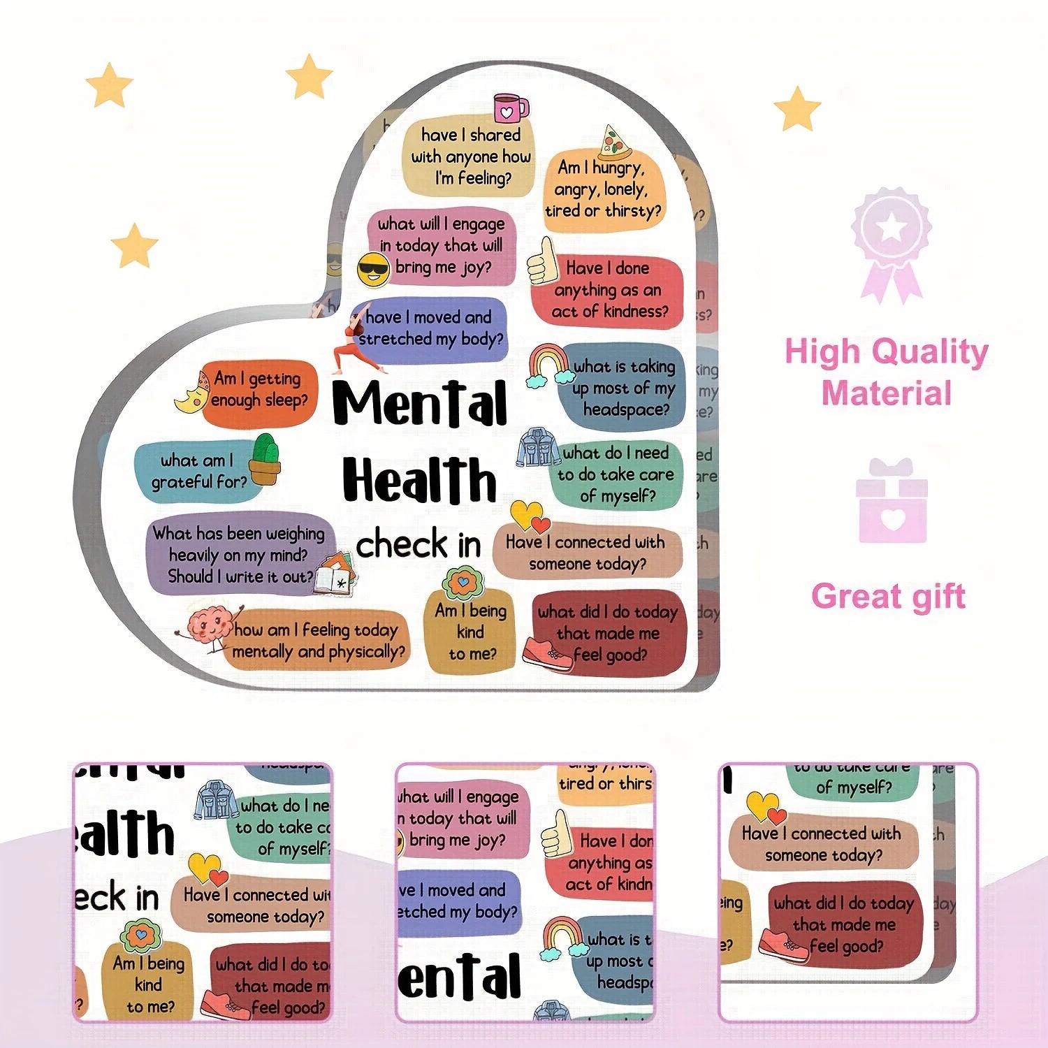 mental health checkin affirmations gift image